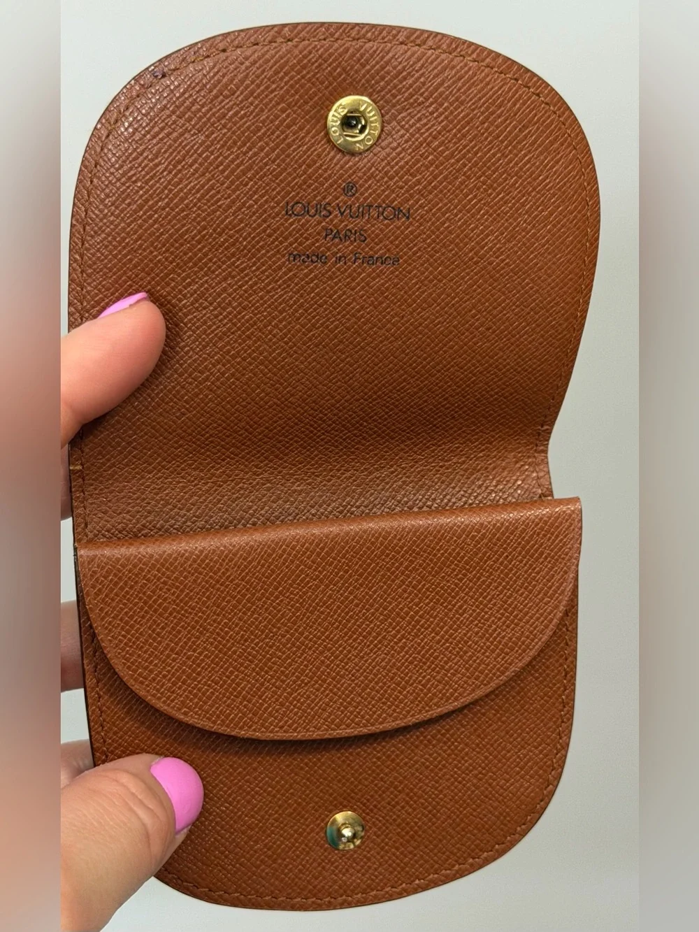 Louis Vuitton Monogram Porte-Monnaie Gousset coin purse